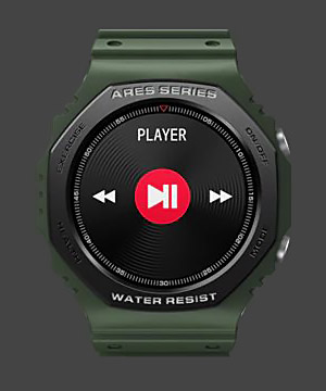 Zeblaze Ares 2 Music Control screen