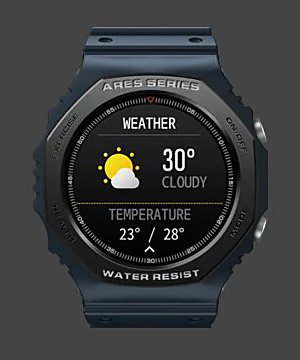 Zeblaze Ares 2 Weather screen