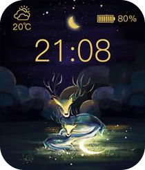 Zeblaze GTS Pro Watch Face Night