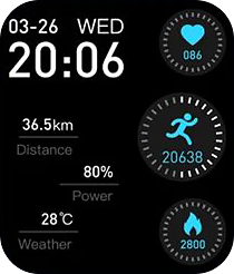 Zeblaze GTS Pro Watch Face Sport