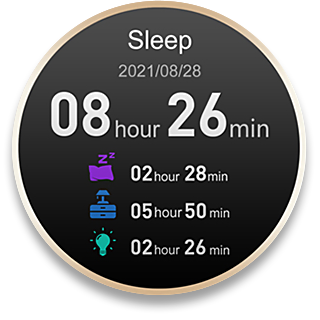 Zeblaze Lily Sleep Monitoring screen