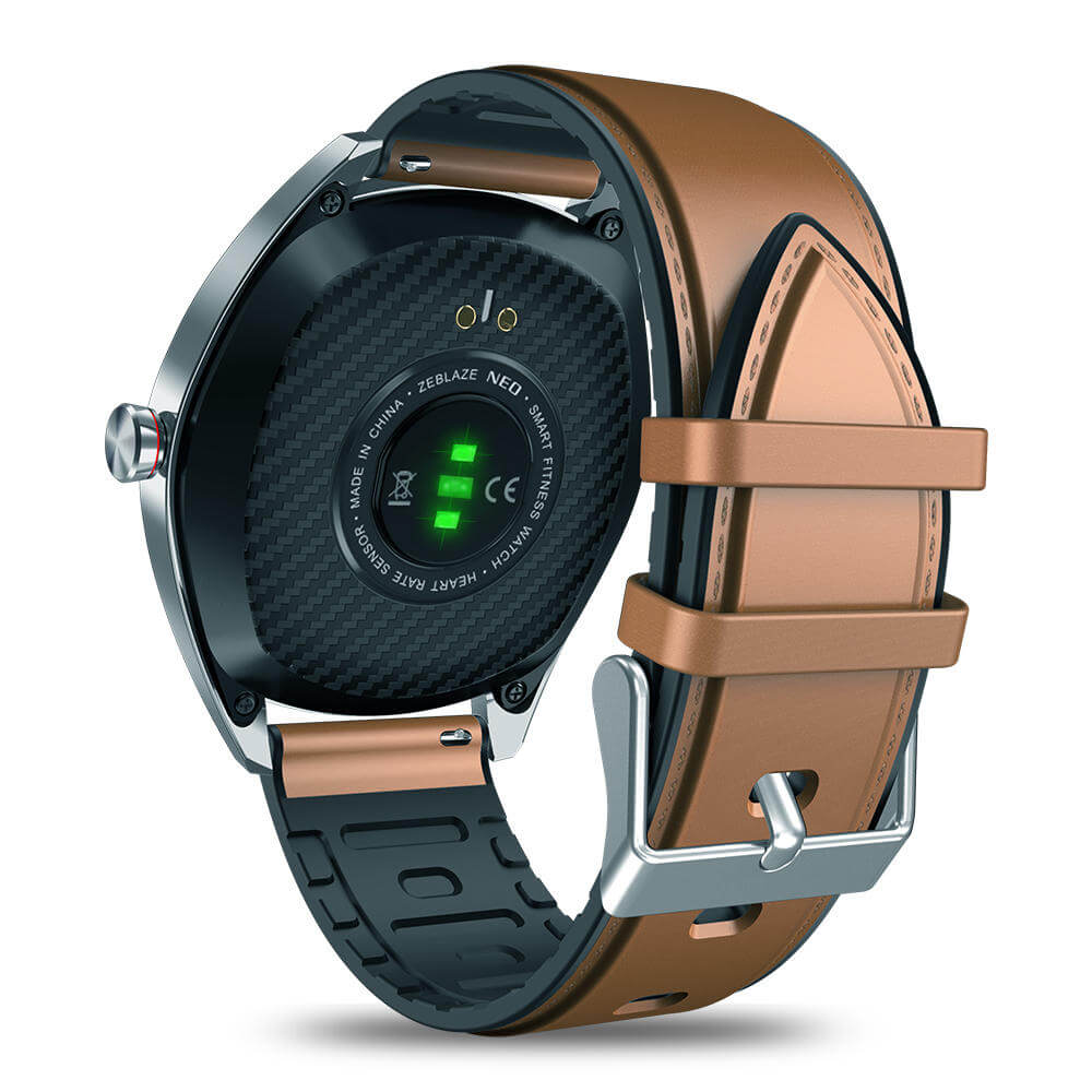 Zeblaze NEO Smartwatch Broun leather band