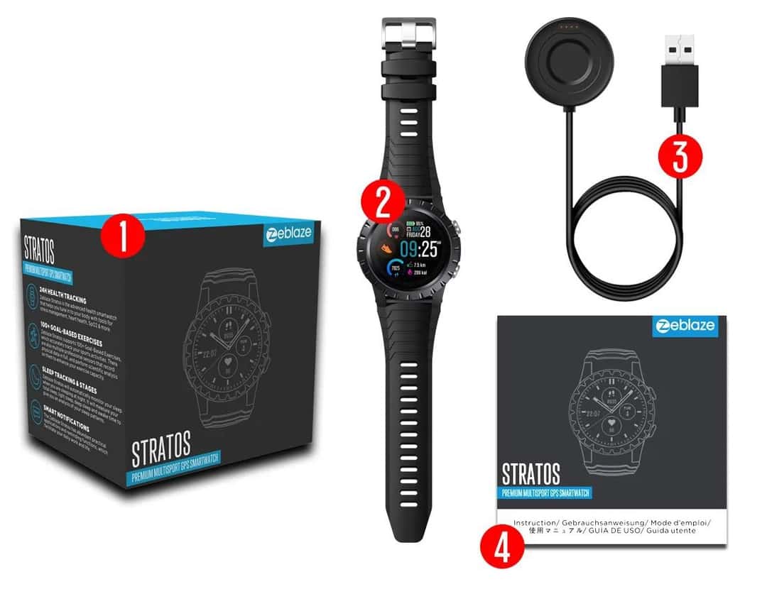 Zeblaze Stratos smartwatch — Worldwide delivery