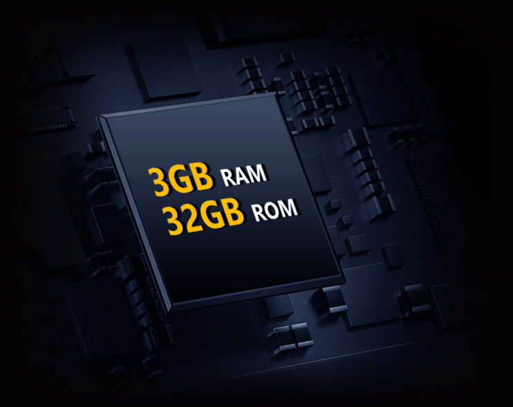 3GB RAM 32GB ROM