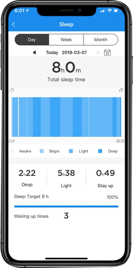 Zeblaze Vibe 3 ECG Sleep Control