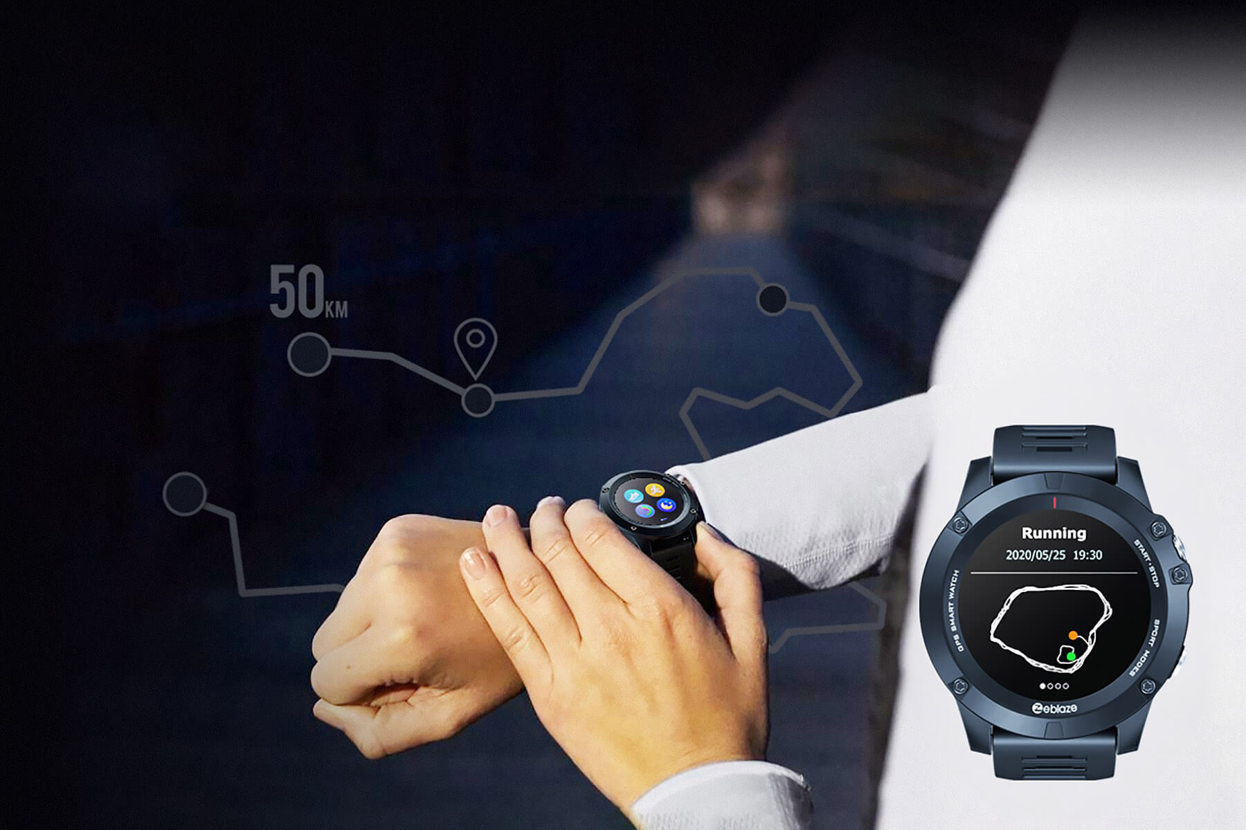 Zeblaze Vibe 3 GPS smartwatch Worldwide delivery