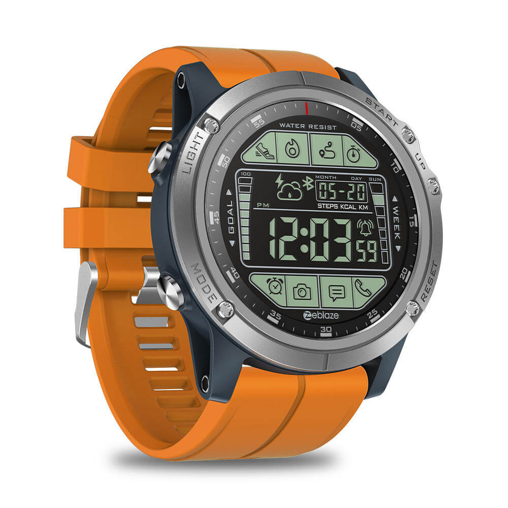 Zeblaze VIBE 3S Orange strap smartwatch