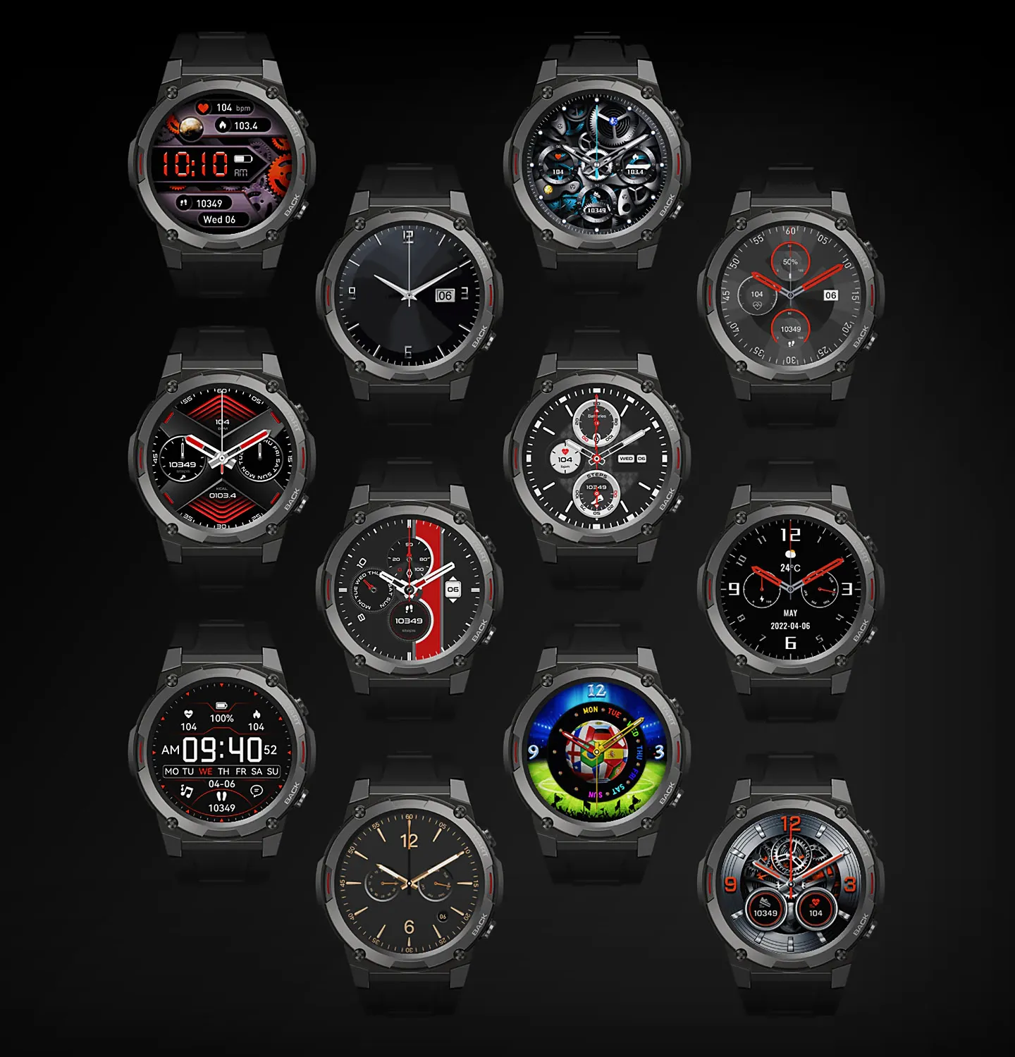 Vibe 3 pro watch faces sale