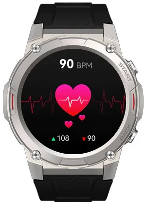 Zeblaze Vibe 7 Pro Heart Rate screen