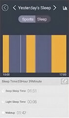 Zeblaze VIBE LITE sleep monitor APP