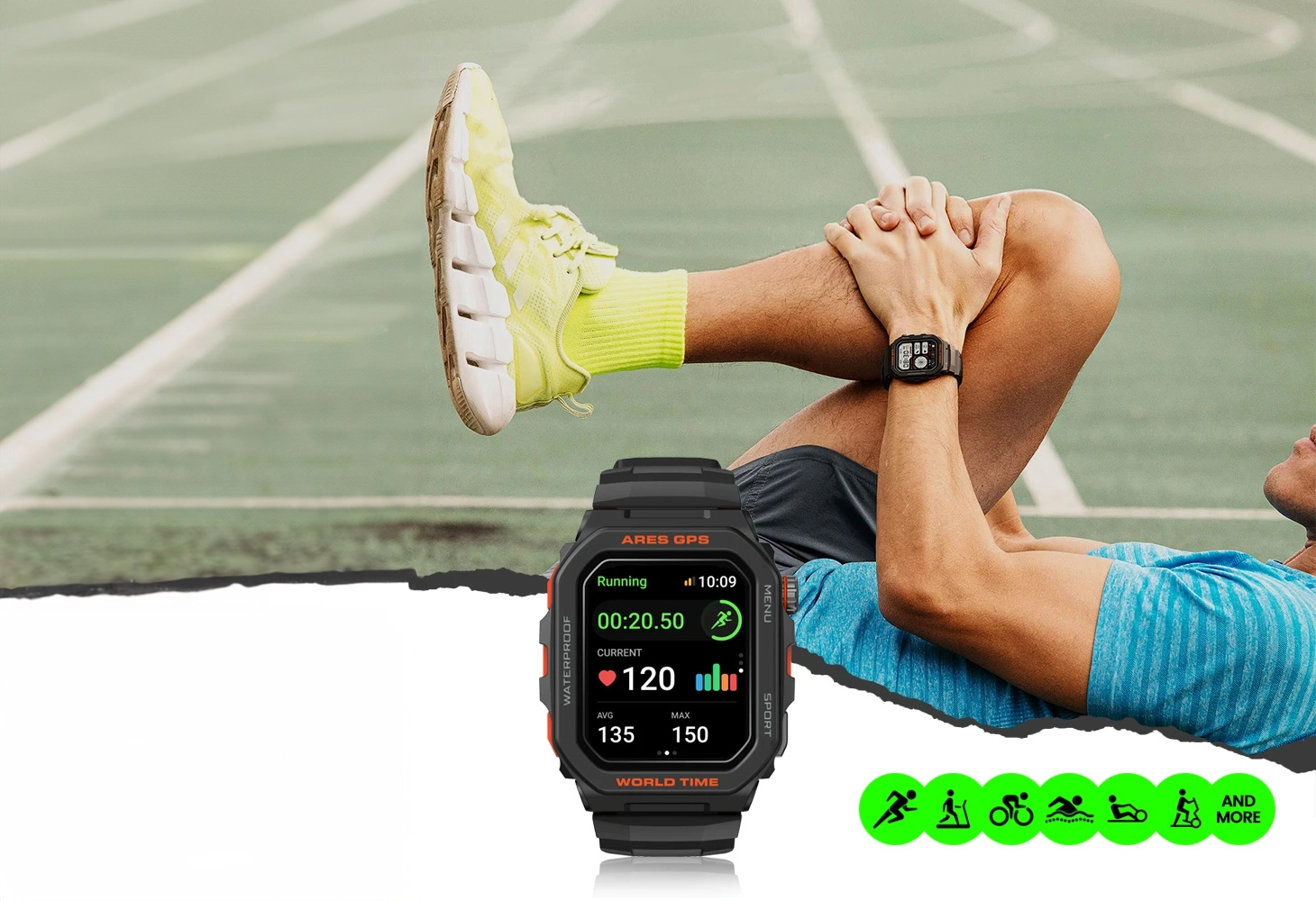 Zeblaze Ares GPS smartwatch Worldwide delivery