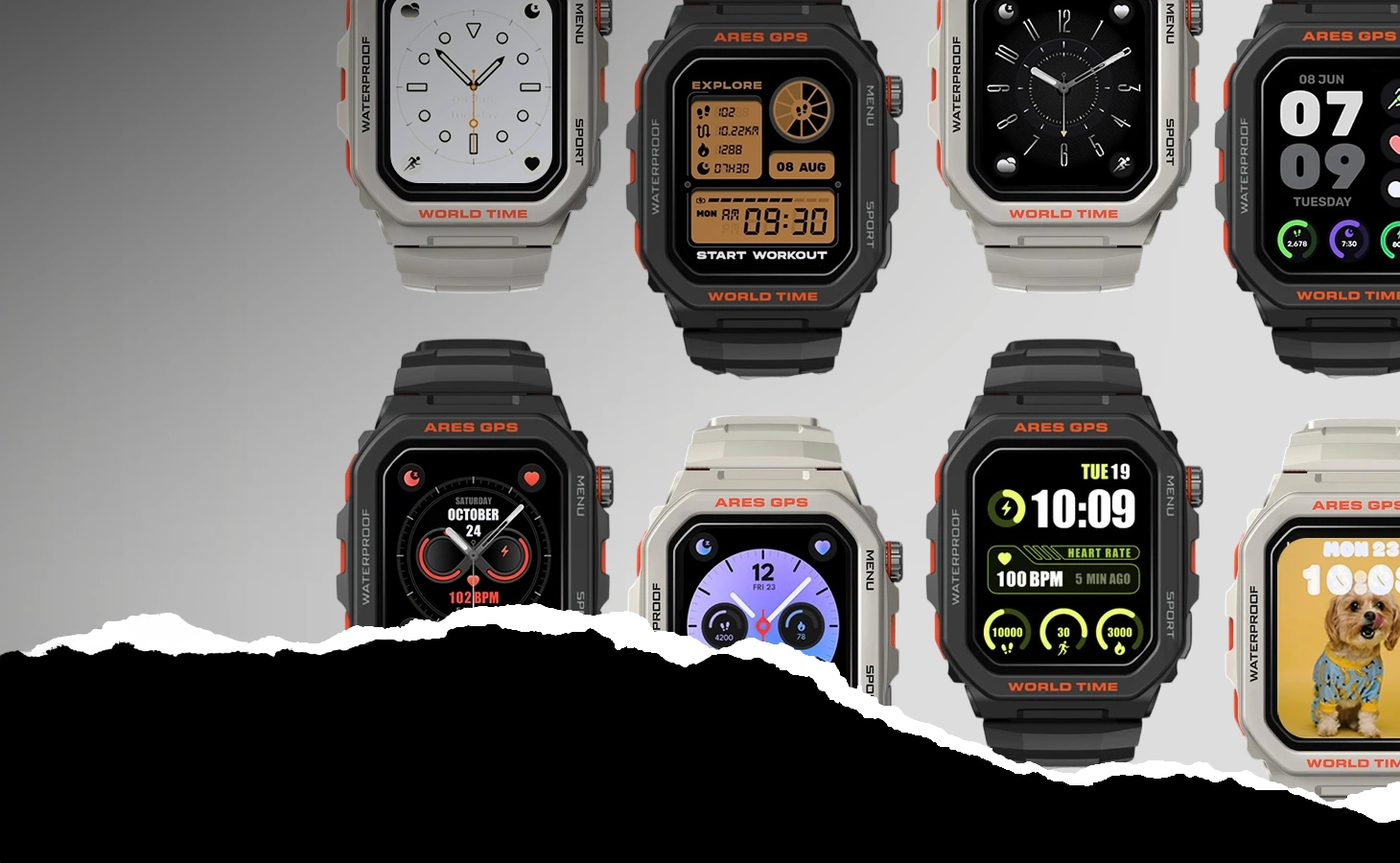 Zeblaze Ares GPS Watch Faces