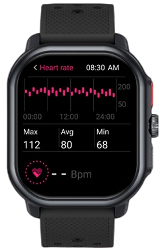 Zeblaze Beyond 3 Pro Heart Rate monitoring screen