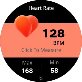 Zeblaze Btalk 2 Lite Heart Rate screen