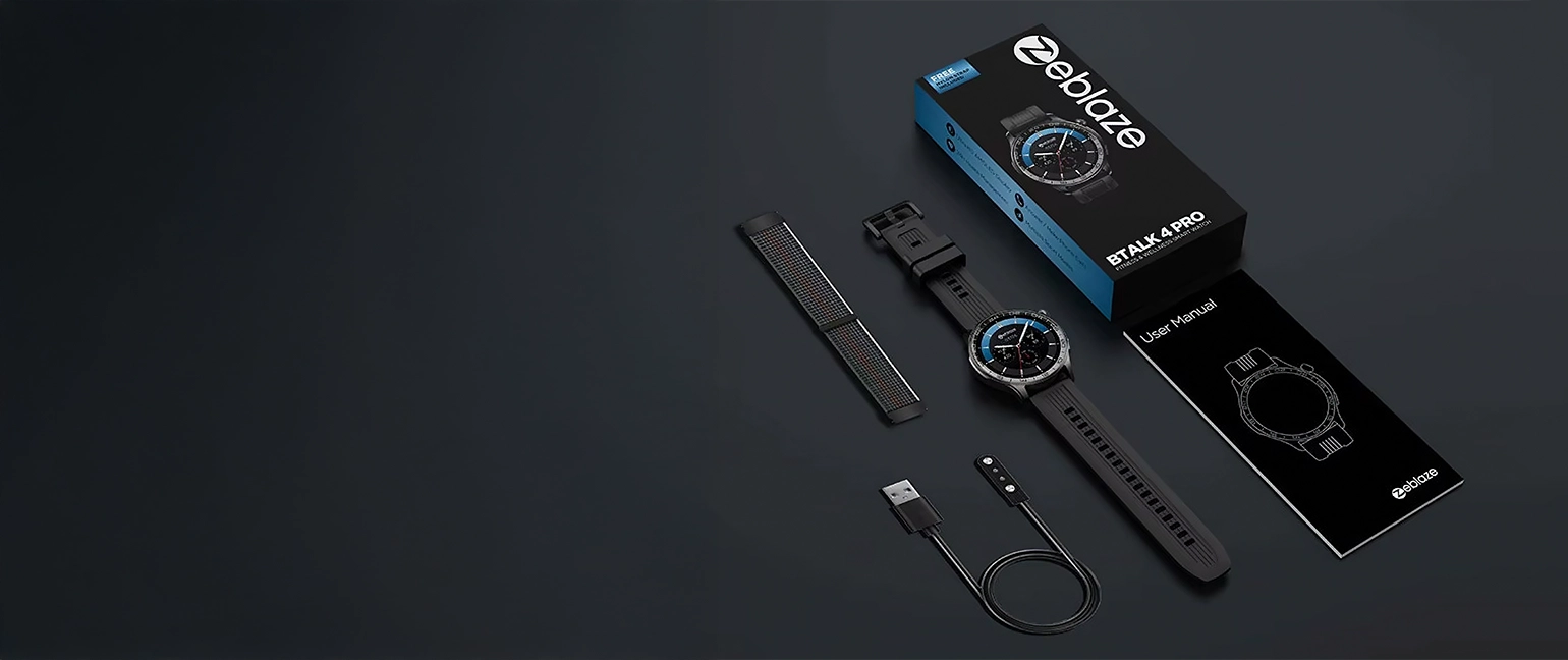 Zeblaze Btalk 4 Pro box contents