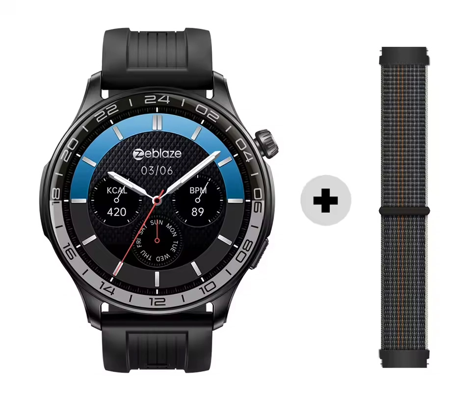 Black Zeblaze Btalk 4 Pro with nylon strap