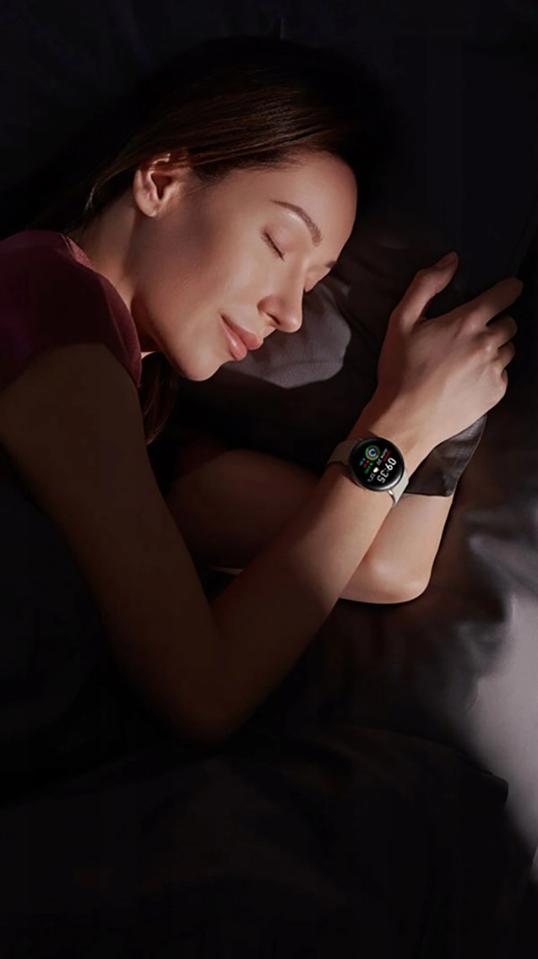 ZEBLAZE GTR 3 PRO on a sleeping woman wrist