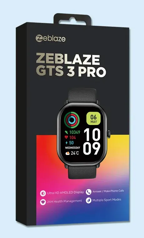 New Zeblaze GTS 3 Pro Voice Calling Smart Watch Ultra-big HD AMOLED Screen  Health and Fitness Tracking Smartwatch for Men Women - AliExpress