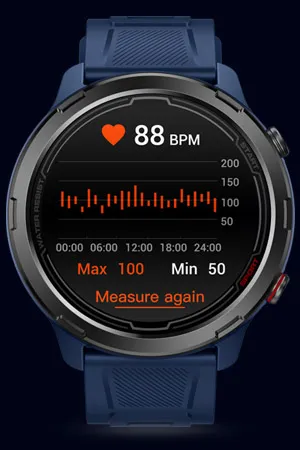 Zeblaze Stratos 2 Lite Heart Rate Display