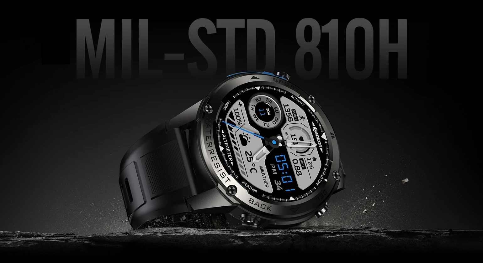 Zeblaze Stratos 2 Ultra Smartwatch — Worldwide delivery