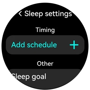 Zeblaze Stratos 2 Ultra Sleep settings screen