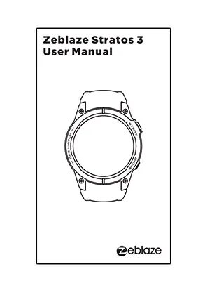 Amazfit stratos discount 3 manual pdf