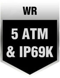 5 ATM & IP69K Certified logo