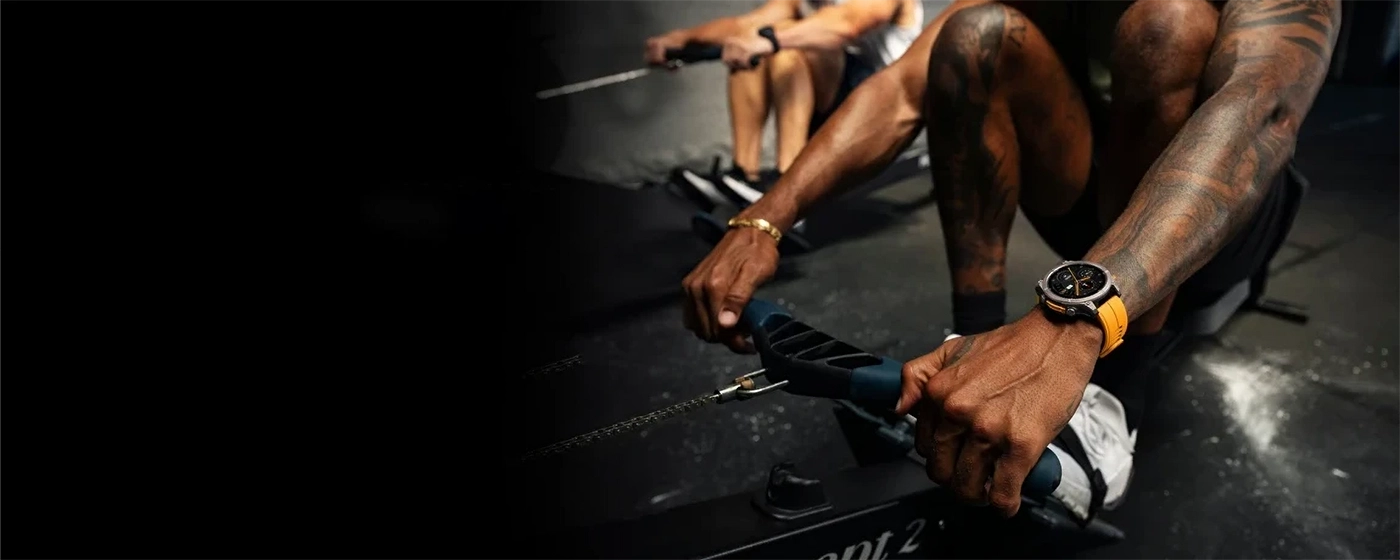 Zeblaze Stratos 4 on the athlete's hand