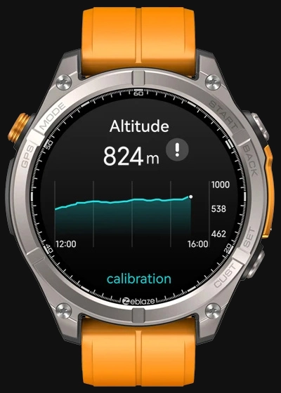 Zeblaze Stratos 4 Altitude screen