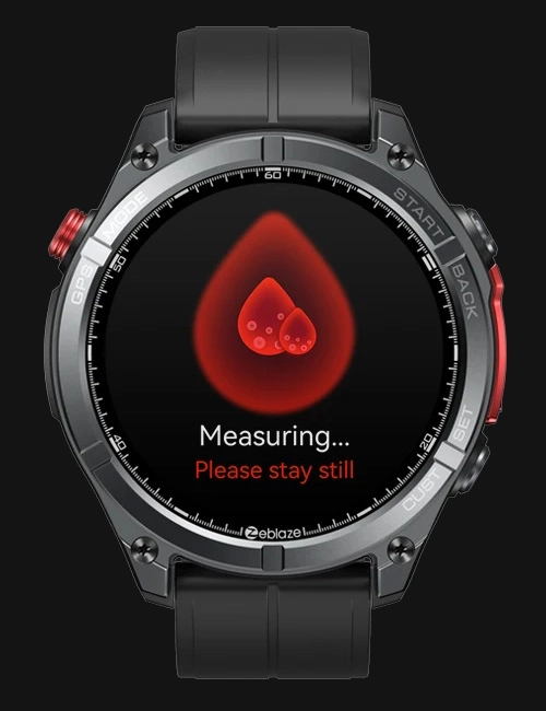 Zeblaze Stratos 4 SpO2 levels screen