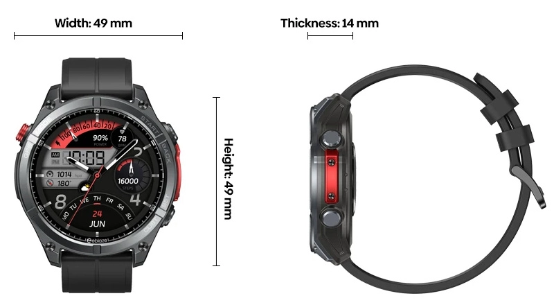 Zeblaze Stratos 4 Dimensions
