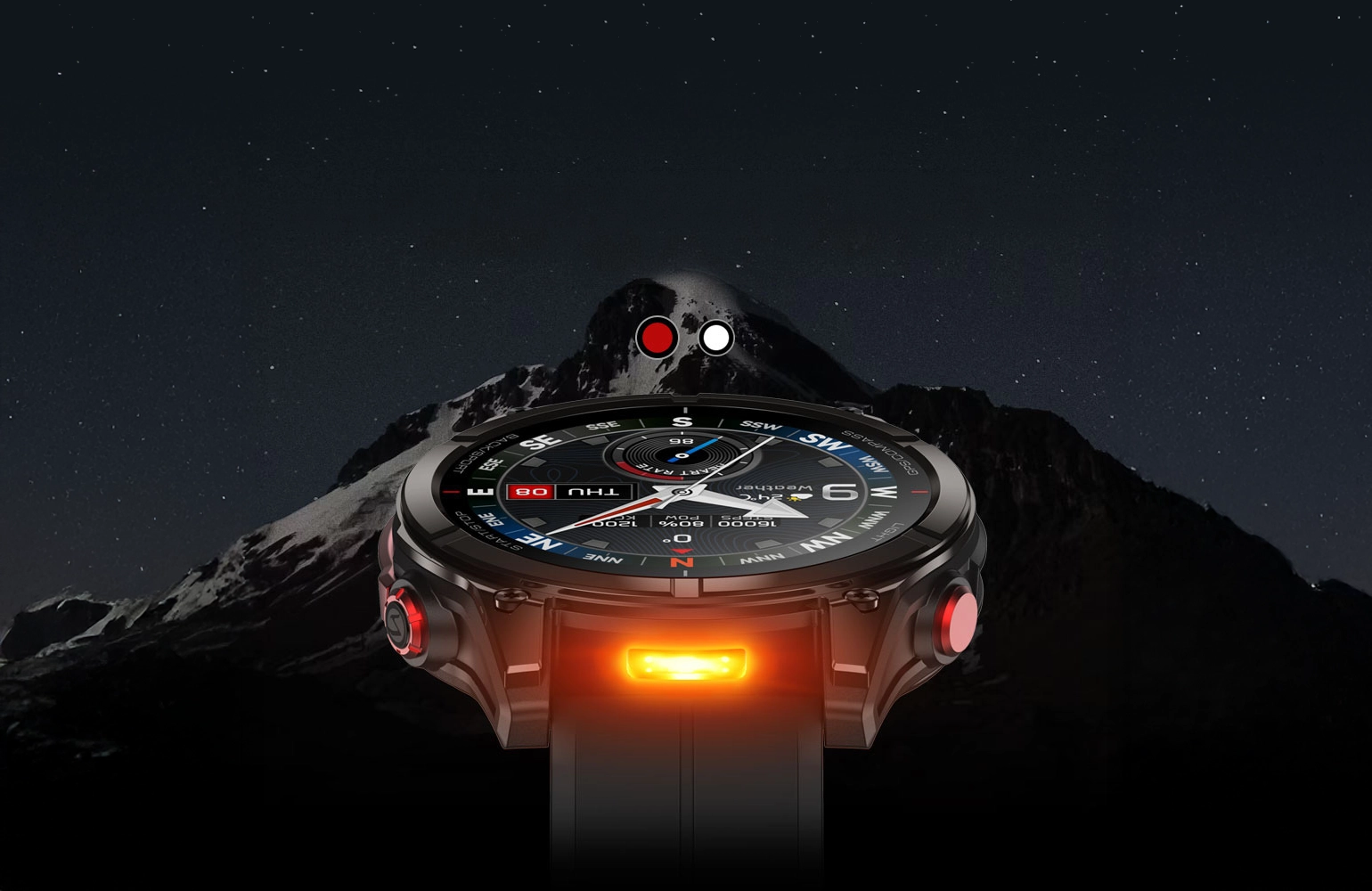Zeblaze Stratos 4 Pro flashlight