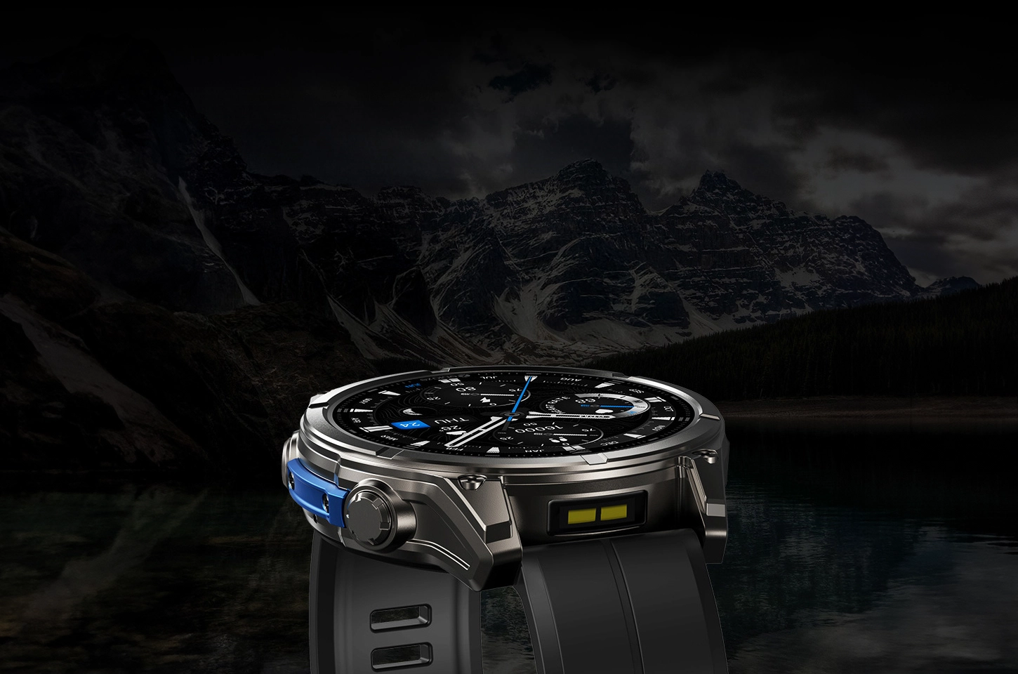 Zeblaze Vibe 8 side view in mountains