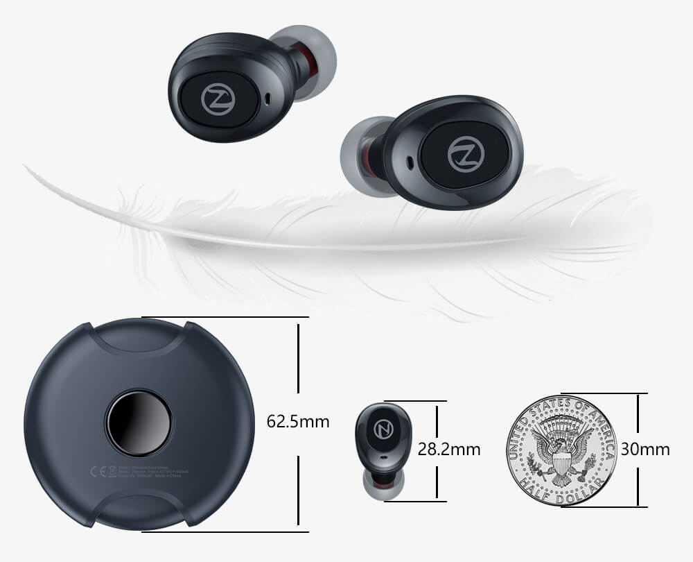 Zeblaze Zepods Sleek, Compact and Light Earphones